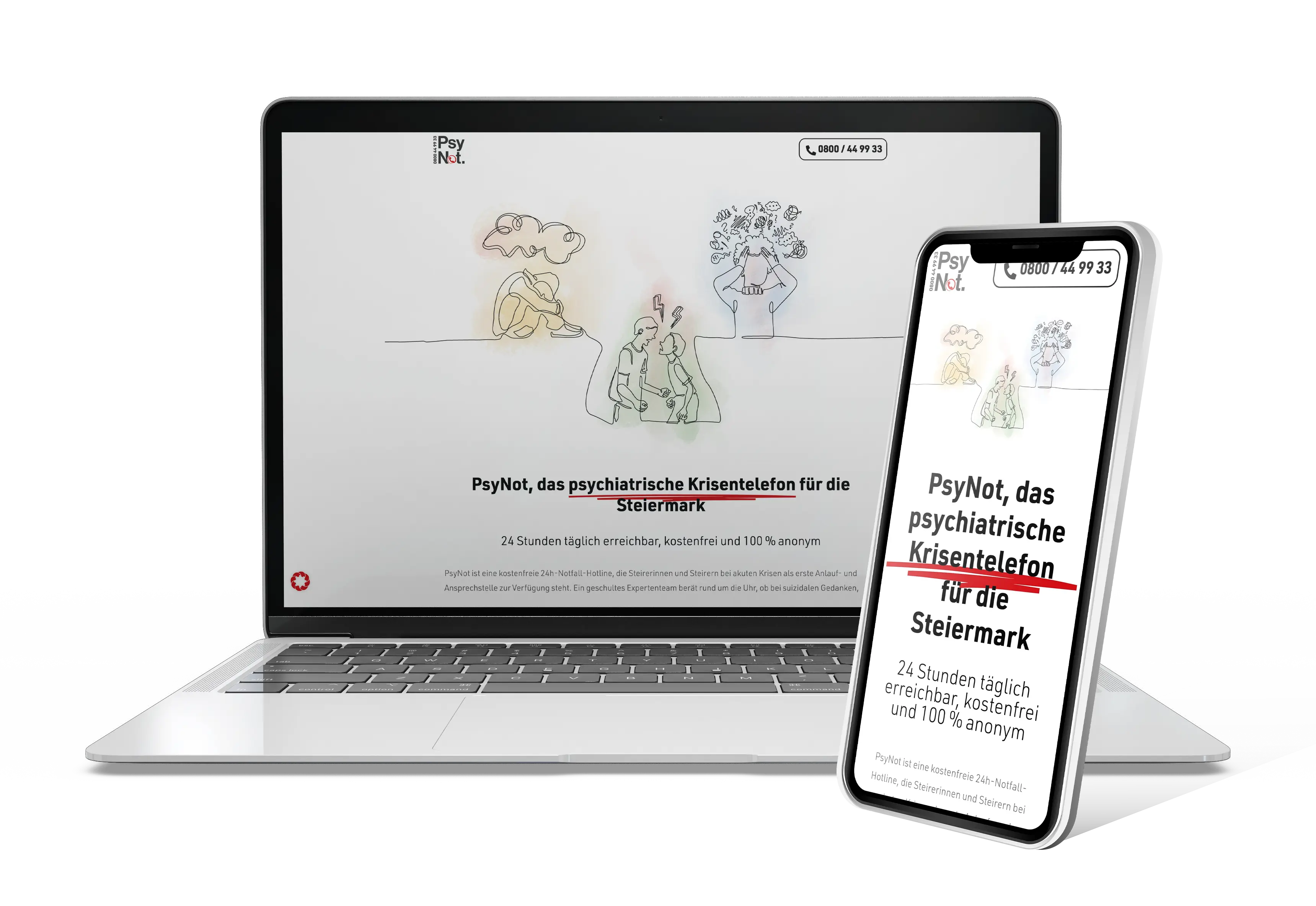 Psynot Webauftritt 2023