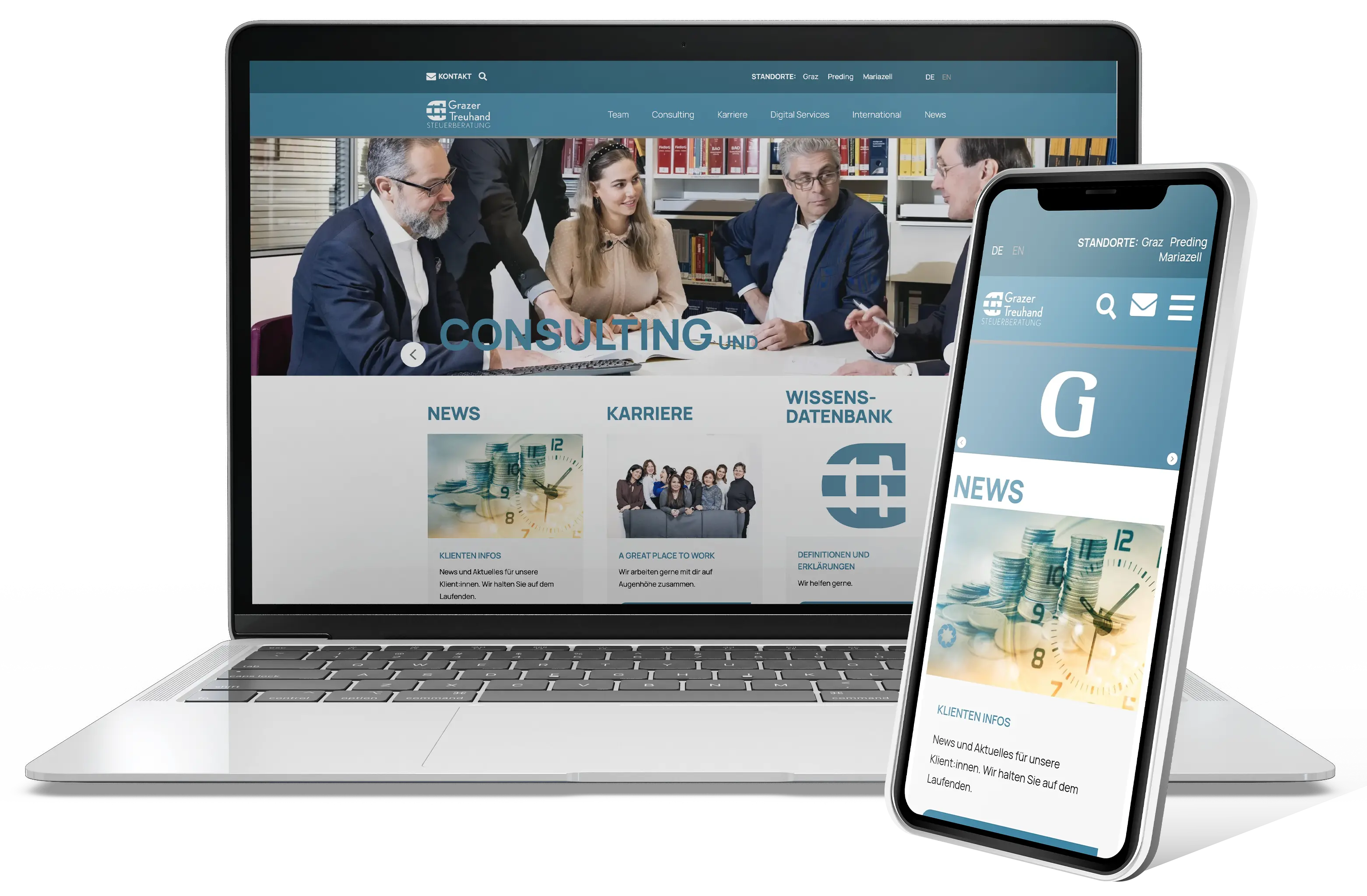 Grazer Treuhand Website